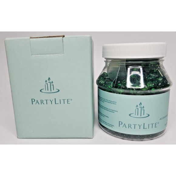 PartyLite Dazzle Beads Green Retired NIB P9024/P6H - Picture 1 of 4